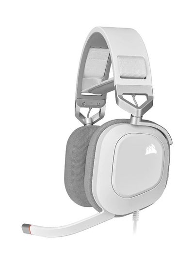 اشتري Corsair HS80 RGB USB Premium Gaming Headset-White في الامارات