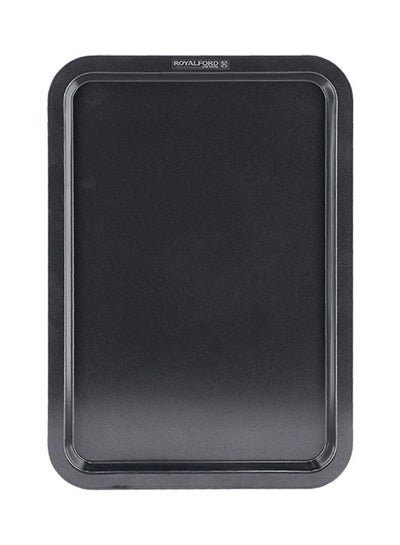 Buy Cookie Sheet Carbon Steel Baking Tray Black 46.5x32.5x2.5cm in UAE