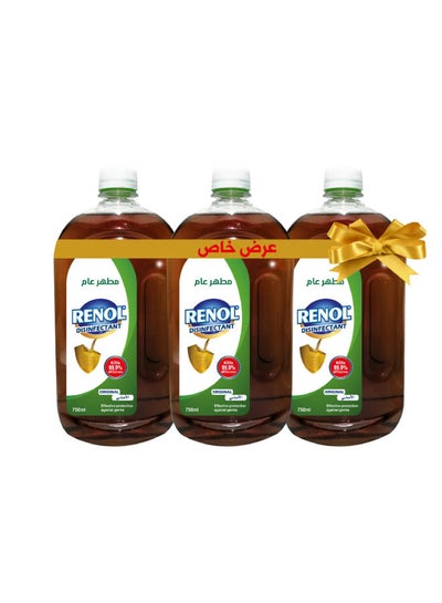 Buy Liquid Disinfectant Cleaner 750 ml Pack of 3 in Egypt