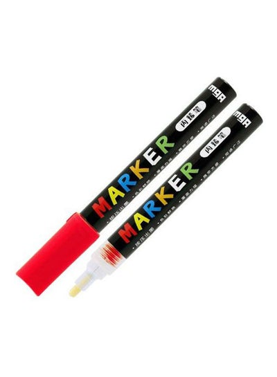 اشتري قلم ماركر أكريليك، بلون أحمر. متعدد الألوان في مصر
