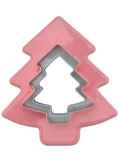 Buy Double Side Cookie Cutter 2pcs PP Polymer Cutter RF10963 Tree Shape Cookie Cutter Baking Tools & Accessories Soft Edge Cookie Cutter Multicolour 12x11.5x4cm in UAE