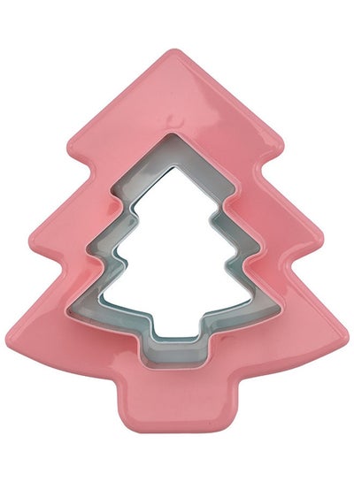 اشتري Double Side Cookie Cutter 2pcs PP Polymer Cutter RF10963 Tree Shape Cookie Cutter Baking Tools & Accessories Soft Edge Cookie Cutter Multicolour 12x11.5x4cm في الامارات