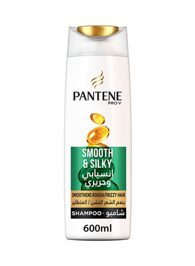 Buy Pantene Pro-V Smooth & Silky Shampoo 600ml in UAE