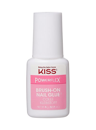 Buy Powerflex Brush-On Nail Glue Clear in UAE