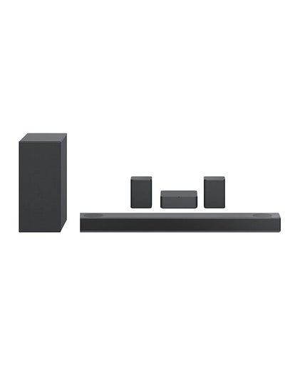 Buy 5.1.2 Channel High Res Audio Sound Bar With Dolby Atmos And Surround Speakers S75QR Black in UAE