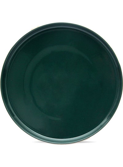 Buy Royalford Fine Bone Desert Plate Royal Green 7.5inch in UAE