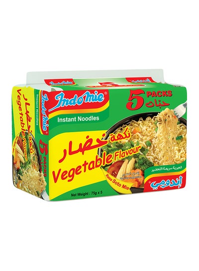 Buy Vegetable Flavour Instant Noodles 75grams Pack of 5 in UAE