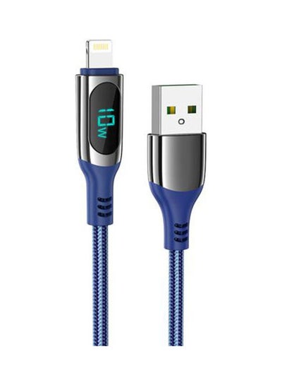 اشتري Extreme Charging Data Cable For Lightning Blue في مصر