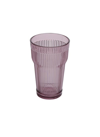 Buy Multi-Purpose Top Rack Dishwasher Safe Water Acrylic Tumbler For Home, Cafes, Restaurants Bar Pink 400ml in UAE