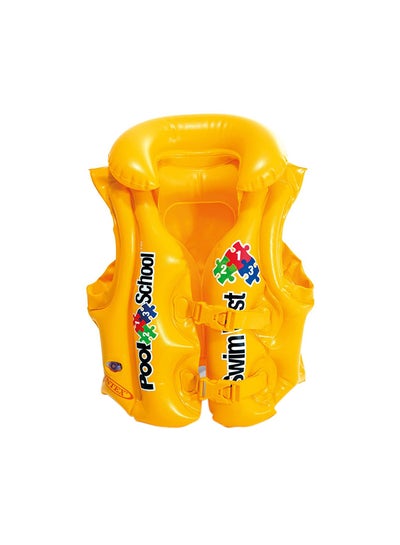 Buy Pool School Deluxe Swim Vest 50x47cm in Saudi Arabia