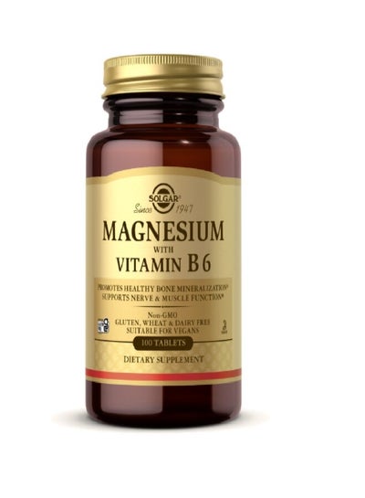 Buy Magnesium With Vitamin B6 100 Tablets in Saudi Arabia