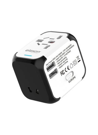 Buy All-In-One Universal Travel Adapter Assorted Color in UAE