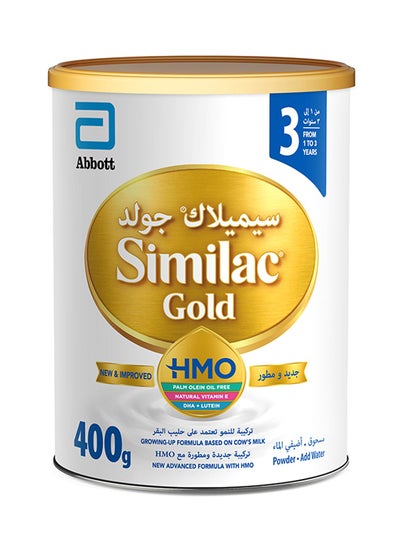 Buy Similac Gold HMO 3 Formula Milk Powder 400grams in UAE