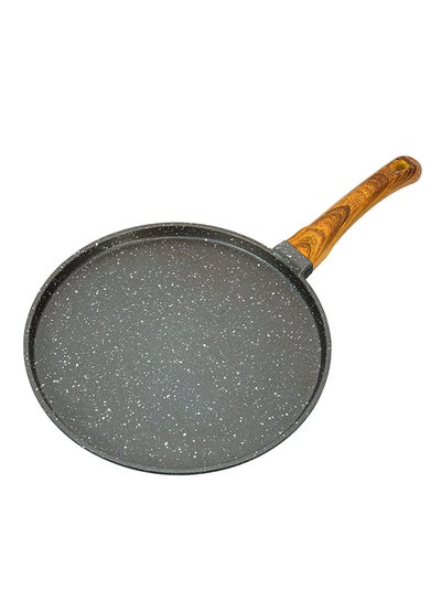 Buy Pizza Pan, Granite Coated Die-Cast Aluminium, RF10767 | 5 Layer Construction | Strong Wood-finish Bakelite Handle Black in UAE