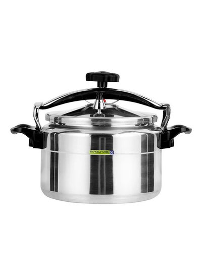 Buy Royalford 5 L Aluminum Pressure Cooker- RF11173| Equipped with Multi-Safety Device and Unique Pressure Indicator Durable Aluminum Alloy Construction with Firm Handles Silver Silver 5Liters in UAE