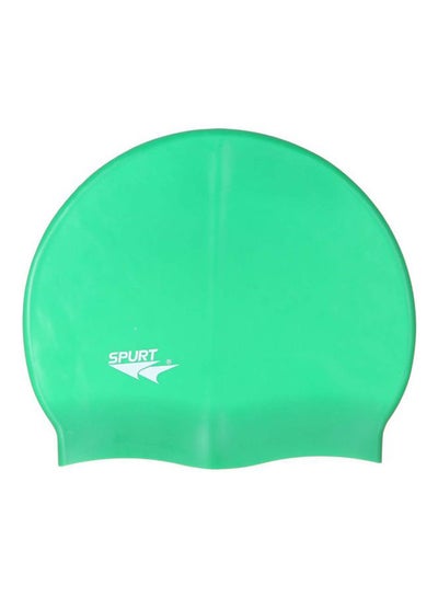اشتري قبعة سباحة مصنوعة من السيليكون مع حقيبة بسحاب One Size في مصر
