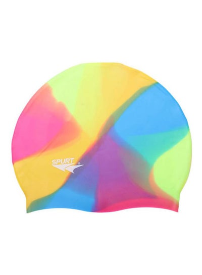Buy Silicone Swimming Cap in Zipper Bag One Size cm in Egypt