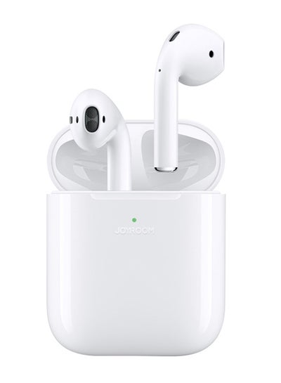 Buy JR-T03S Bluetooth 5.2 TWS Semi In-Ear Earphones Wireless Earbuds With Power Box And Protective Cover Standard Version White in Egypt