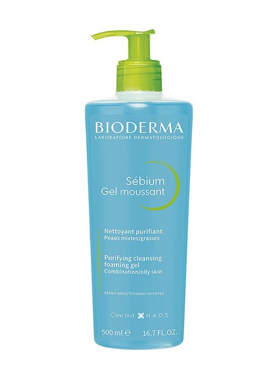 Buy Sebium Gel Moussant Purifying Foaming Blue 500ml in UAE