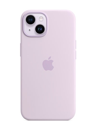 Buy iPhone 14 Silicone Case with MagSafe Lilac in UAE