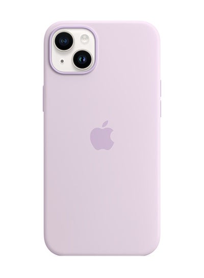 Buy iPhone 14 Plus Silicone Case with MagSafe Lilac in UAE
