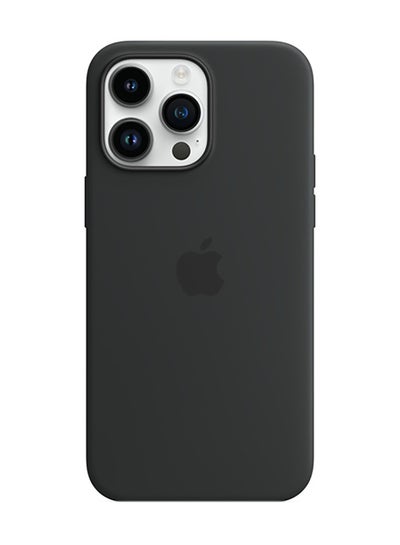 Buy iPhone 14 Pro Max Silicone Case with MagSafe Midnight in Saudi Arabia