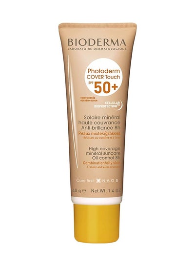 Buy Photoderm Cover Touch SPF 50+ High Coverage Mineral Sunscreen, Golden Tint 40grams in UAE