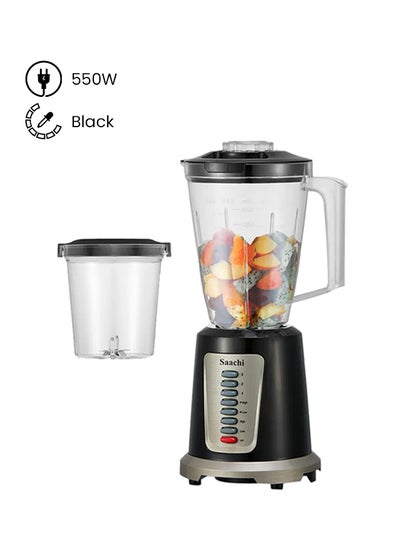 Buy 2-In-1 Blender And Grinder 550.0 W NL-BL-4394-BK Black in Saudi Arabia