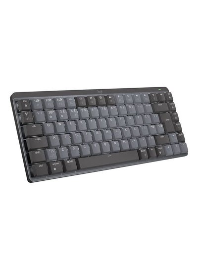 اشتري Mx Mechanical Mini Wireless Illuminated Keyboard Backlit Bluetooth Usb-C Macos Windows Linux Ios Android Metal Clicky Switches Graphite في الامارات