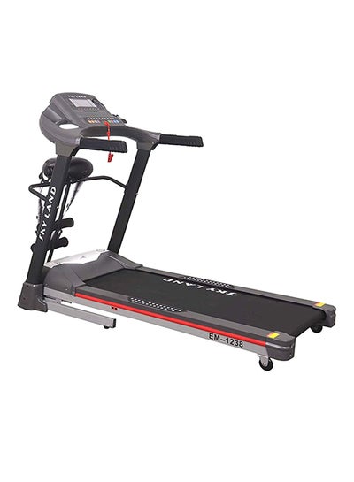 Buy Fitness Motorized Treadmill With Auto Incline, Massager Belt And Bluetooth Speaker EM-1238 81kg in UAE