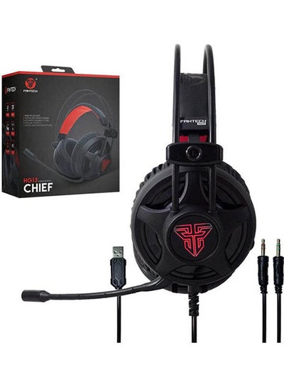 Buy FANTECH HG13 CHIEF Gaming Headset With 2 Jacks for computer & USB for LED LIGHT in Egypt