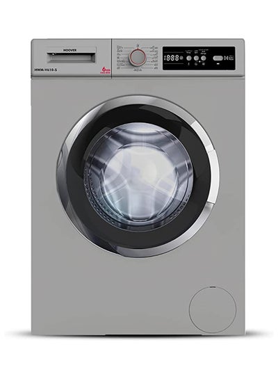 Buy 6 Kg Front Load Fully Automatic Washing Machine, 1000 Rpm 15 Programs, Electronic Control System, Easy To Operate Clothes Washer, Made In Turkey HWM-V610-S Silver in UAE