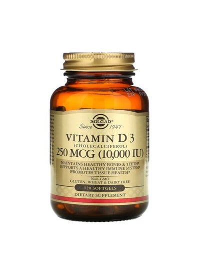 Buy Vitamin D3 Cholecalciferol - 120 Softgels in UAE