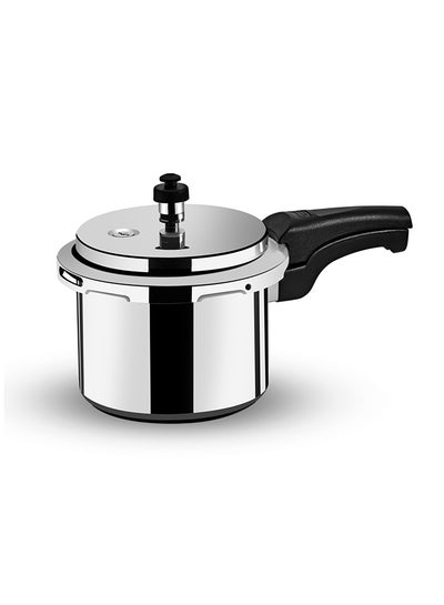 Buy Aluminium Induction Base Heavy-Duty Pressure Cooker With Lid, Dishwasher Safe 3Liters in Saudi Arabia