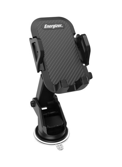 اشتري Energizer Universal Car Phone Holder Suction Mount 360 degree Tilt, Black في الامارات