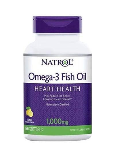 Buy Omega 3 Fish Oil 1000Mg 60 Softgels in UAE