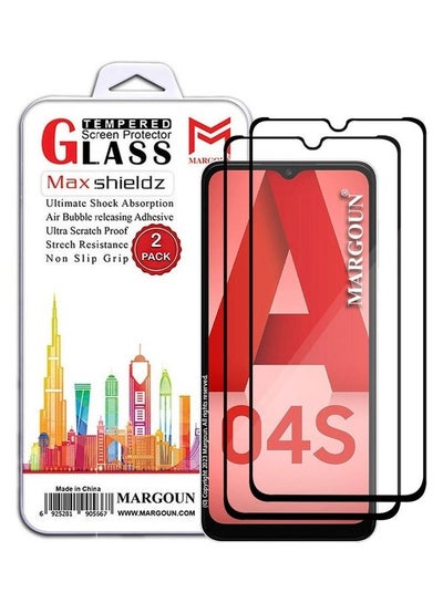 Buy 2 Pack Screen Protector Tempered Glass For SAMSUNG galaxy A04S 6.5 inch CLEAR in UAE