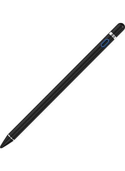 Buy Excellent Series Rechargeable Active Capacitive Stylus Pen Magnetic Cap Compatible With Android And Ios Black in Egypt