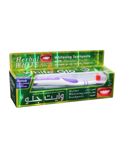 Buy Herbal Whitening Toothpaste With Free Toothbrush in Saudi Arabia