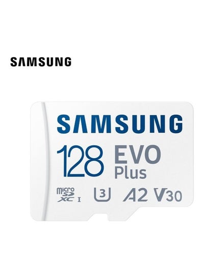 Buy EVO Plus W/SD Adaptor Micro SDXC Up-to 130MB/s Expanded Storage For Gaming Devices/Android/Tablets/Smartphones 128.0 GB in Saudi Arabia