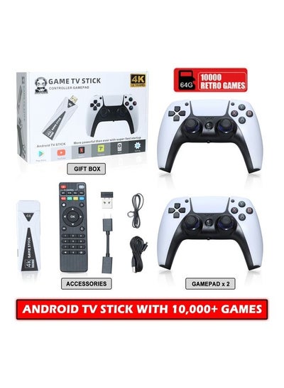 Buy 4K HD Retro Video Games Console With Built-In Android TV in Saudi Arabia