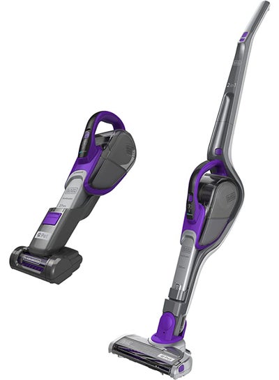 Buy Stick Vacuum Cleaner with 2 in 1 Function and smart Floor and battery sensor technology 0.5 L 36 W SVJ520BFSP-GB Grey/Purple in UAE