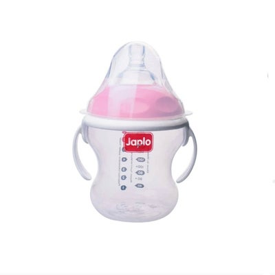 Buy Nana Natural Feeding Bottle , for natural feeling like the sensation of breastfeeding , with Anti-colic nipple & Lukewarm water mixer 260 ml (seprate handes) in Egypt