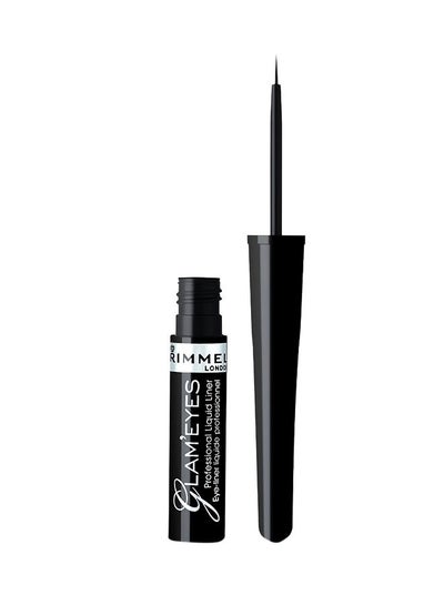 Buy Glameyes Professional Liquid Eyeliner, 3.5 ml, 01 Black Glamour in UAE