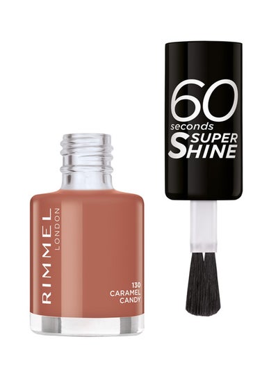 Buy 60 Seconds Super Shine Nail Polish – 130 –Caramel Candy in UAE