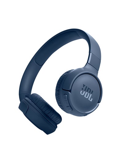 Buy Tune 520Bt Wireless On Ear Headphones Pure Bass Sound 57H Battery Hands Free Call Plus Voice Aware Multi Point Connection Lightweight And Foldable Blue in Saudi Arabia