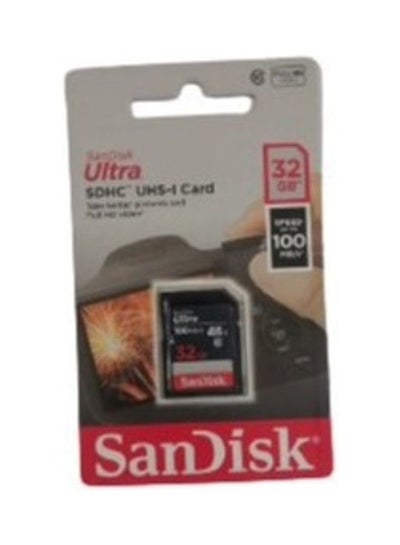 اشتري Camera Memory Ultra SDHC UHS-I Card Speed UP To 100mbps 32.0 GB في السعودية