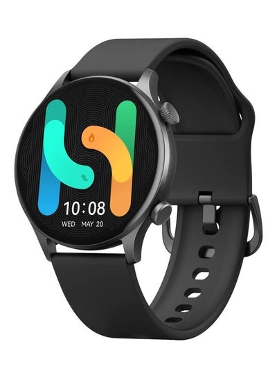 Buy Solar Plus Smartwatch 1.43 inch Amoled HD Display 105 Sport modes Heart Rate monitoring SpO2 with Bluetooth Calling Black in UAE