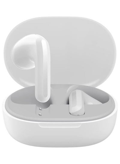 Buy Redmi Buds 4 Lite Wireless Earbuds Bluetooth 5.2 Low-Latency Call Noise Cancelling, IP54 Waterproof, 20H Playtime, Lightweight Comfort Fit Headphones White in Egypt