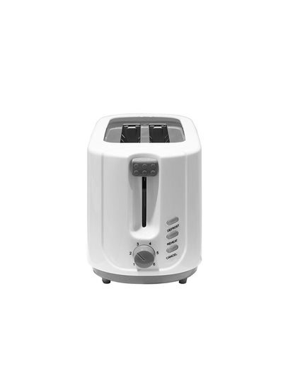 Buy Bread Toaster 2 Slice With Crumb Tray 750 W NST2T White/Grey in UAE